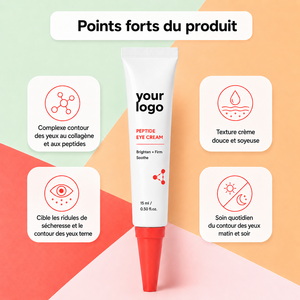 Crema de Ojos con Colágeno y Péptidos ODM Premium Antienvejecimiento, Iluminadora, para Líneas Finas, Hidratante, para Piel Seca y Sensible - Product Image 2