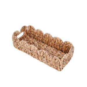 Cesta de Almacenamiento Ecológica Hecha a Mano con Jacinto de Agua, Cesta para Aperitivos, Pan y Otros Artículos para Sala de Estar, Cocina y Hogar - Product Image 6