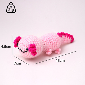 Nouvelle Peluche Moderne en Crochet Fait Main, Hamster Triste de Dessin Animé, Ornement Décoratif pour Mariage et Condoléances - Product Image 3