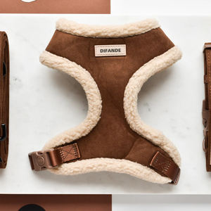 Sherpa baju rompi anjing hangat, baju rompi anjing Musim Dingin, Suede lembut, hangat, dengan gesper pelepasan cepat, nyaman, mewah - Product Image 2