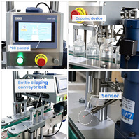 Machine de remplissage automatique pneumatique pour liquides (jus, eau, bière, huile, parfum) en bouteilles de verre et en canettes