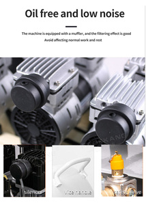 Compresseurs d'air industriels silencieux sans huile : Meilleur prix de vente pour les pompes à piston - Product Image 4