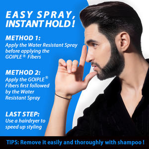 Spray Fijador de Fibra Capilar a Prueba de Agua al por Mayor, Mejora la Fijación Entre el Cabello y la Fibra, Spray de Peinado a Prueba de Sudor para Hombres - Product Image 6