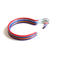 Perchas Redondas de Metal Antideslizantes para Bufandas, Anillo de Metal para Bufandas, Cinturones y Corbatas