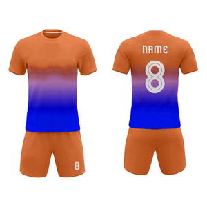 ชุดฟุตบอลแขนสั้นพิมพ์ลายระบายอากาศได้ดีสำหรับผู้ใหญ่ - ชุดฝึกซ้อมและวิ่ง - Product Image 1