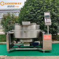 Machine à rôtir le gari de manioc électrique/gaz automatique GOODWAY 2024, friteuse à gari, machine à frire pour l'usine de transformation du gari