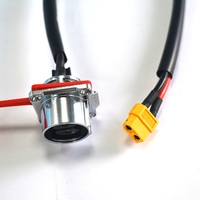 Kabel Harness Konektor Penerbangan XT60 ke GX16 Khusus, Kabel PVC Berlapis Timah untuk Skuter Listrik & Baterai Layanan OEM ODM