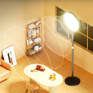 Iluminación Profesional para <span class=keywords><strong>Videos</strong></span> <span class=keywords><strong>de</strong></span> TikTok y YouTube, Lámpara LED <span class=keywords><strong>de</strong></span> Piso para Belleza, Ra95+, Altura Ajustable <span class=keywords><strong>de</strong></span> 1.9m, para Estudio, Transmisiones en Vivo y Vlogs - Product Image 5