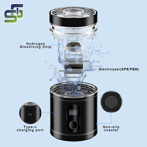 زجاجة مياه الهيدروجين H2 المحمولة طراز 2025 بسعة 380 مل، مصنوعة من الألومنيوم والتريتان الآمن غذائياً، تعمل بتقنية PEM لاستعادة الطاقة - Product Image 2