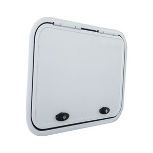 Porte de bagage en alliage d'aluminium TONGFA 2026 à coins arrondis / angles droits avec vérin à gaz pour camping-car, <span class=keywords><strong>caravane</strong></span>, VR - Product Image 2