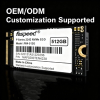 قرص صلب داخلي للكمبيوتر المحمول من فاسبيد M.2 NVMe PCIe 3.0 SSD 2242 بسعة 1 تيرابايت/512 جيجابايت بسرعة قراءة 3500 ميجابايت/ثانية وكتابة 2800 ميجابايت/ثانية مع ضمان لمدة 3 سنوات بتقنية 3D NAND TLC