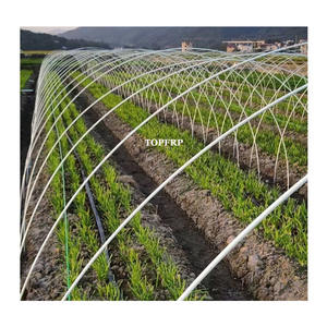 เสาไฟเบอร์กลาสทนไฟความแข็งแรงสูงสำหรับพืชเลื้อย พร้อมบริการตัดตามขนาด สีตามสั่ง - Product Image 1