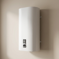 Chauffe-eau électrique à double réservoir en acier inoxydable émaillé avec élément chauffant à sec, idéal pour usage domestique et hôtelier - Offre Spéciale