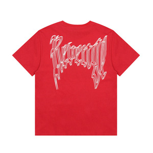 <span class=keywords><strong>Marque</strong></span> <span class=keywords><strong>de</strong></span> mode transfrontalière européenne et américaine, Revenge, imprimé rétro religieux, 230g, hip-hop, pur coton, manches courtes, séchage rapide - Product Image 4