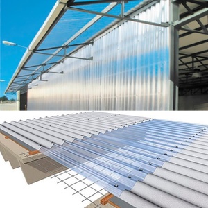 Panneau <span class=keywords><strong>de</strong></span> construction en polycarbonate résistant aux chocs, facile à installer, plaque <span class=keywords><strong>de</strong></span> toiture ondulée - Product Image 2
