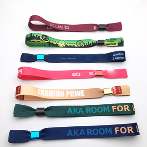 Reciclado de música de tela de moda fiesta evento <span class=keywords><strong>Festival</strong></span> pulseras - Product Image 4