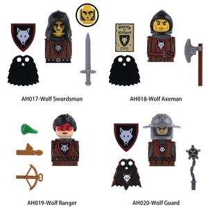 Blocs de construction militaires, figurines de soldats, cadeaux, jouets, série science-fiction, <span class=keywords><strong>chevalier</strong></span> médiéval, légion, armes, bouclier, drapeau, croisiers - Product Image 2