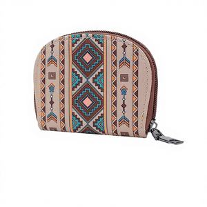 กระเป๋าสตางค์ผ้าแคนวาสพกพาสะดวกสำหรับผู้หญิงรุ่นใหม่ขายดีข้ามพรมแดนสำหรับฤดูใบไม้ร่วง ดีไซน์สไตล์ยุโรปพร้อมซิปปิด - Product Image 1