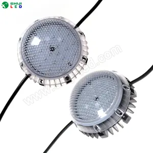 DC24v building lighting outdoor DMX512 RGB 120mm pixel led dot lamp