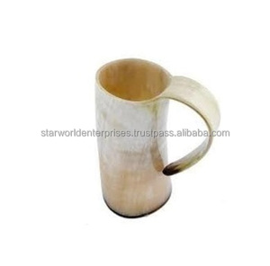 Taza de cuerno de buey de Búfalo, tazas de cerveza y café para uso doméstico y hotelero de proveedor indio - Product Image 1