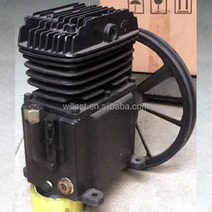 หัวอัดอากาศแบบลูกสูบ2070ลูกสูบแบบลูกสูบปั๊มเปลือยสายพาน2สูบ BHII40A ลูกสูบหัวคอมเพรสเซอร์เหล็กหล่อ8บาร์ - Product Image 2