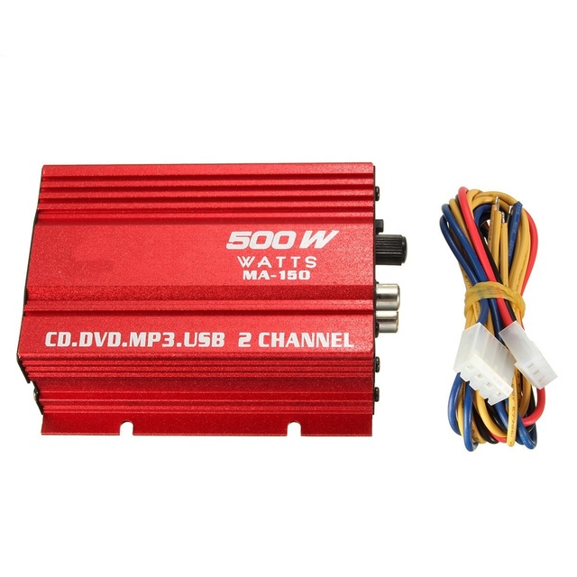 MA150 Mini Power Amplifier 12V Car Small Power Amplifier Car Stereo HIFI Power Amplifier with Pure 5V Output