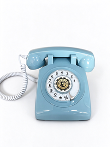 Téléphone rotatif vintage multicolore OEM ODM avec logo personnalisé, téléphone rétro antique en ABS, compatible <span class=keywords><strong>carte</strong></span> SIM, pour bureau - Product Image 5