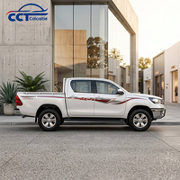 Autocollant décoratif latéral pour Toyota Hilux 4x4 Double Cab 2018 – Bande de vinyle pour carrosserie de pick-up