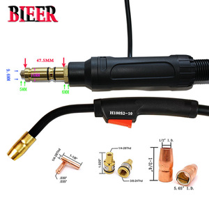 BIEER MIG Welding Torch 17.5mm American Standard CO2 Gas Shielded Welding Tool - Product Image 2