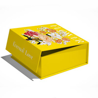 Boîte-cadeau personnalisée de luxe écologique à rabat magnétique en forme de livre, emballage personnalisé avec impression UV