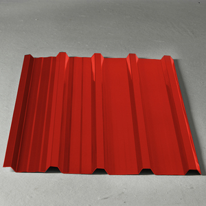 Panneaux en acier ondulés galvanisés de noir de vert gris rouge de feuilles de toiture pour des entrepôts - Product Image 4