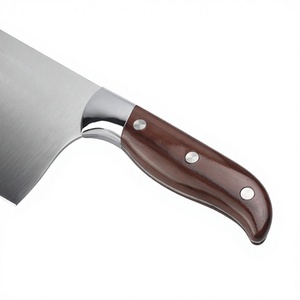 Professional Chinese Style Stainless Steel Heavy Duty <b>Boning</b> <b>Knife</b> with High-Polish Finish and Wood <b>Handle</b> for Meat Cutting - Product Image 3