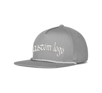 Hombres Classic Richardson 256 Estilo Flat Brim Golf Rope Sports Caps Custom Logo Gorras Plain White 5 Panel Polo Snapback Hat