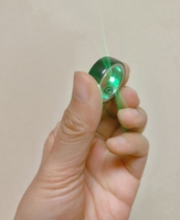 Bague Intelligente YIAN NFC pour Surveillance de la Santé et Réseaux Sociaux, Étanche IP68, BLE 5.1, en Céramique et Acier Inoxydable, Mini-Tag 13.56MHz