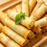 1oz Rouleaux de printemps aux légumes surgelés, Rouleaux de printemps croustillants pour cocktail, 28g, Apéritif, Vente en gros usine, Certifié HACCP