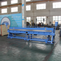 Plieuse pneumatique pour tôles métalliques / Plioir manuel pour la fabrication de conduits CVC, pour le pliage manuel