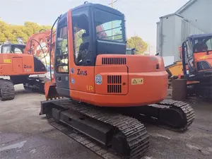 Üretim fiyatı HITACHI kullanılmış makine ZX75 7Ton paletli Mini ekskavatör düşük saat ile japonya'dan kullanılır