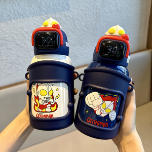 Ultraman Kids Water Bottle 316 Stainless Steel Insulated Cup With Temperature Display For School Children - Product Image 2