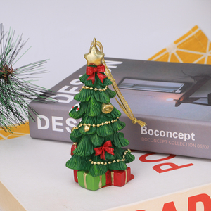 Adorno <span class=keywords><strong>Navideño</strong></span> <span class=keywords><strong>de</strong></span> Resina Cascanueces con Trineo, Árbol y Bastón <span class=keywords><strong>de</strong></span> Caramelo para Decoración Navideña del Hogar, Regalo, Oferta Redeco - Product Image 4