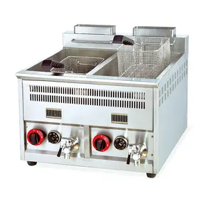 Customized Commercial Gas Professional Sales Frying Machine Campbon ZH-72A Deep Fryer chicken fryer machine commercial