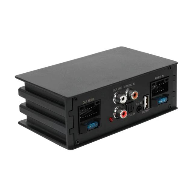 DSP Car Audio Sound Quality Enhancement 2-Channel Amplifier Mobile App Control Music USB Playback