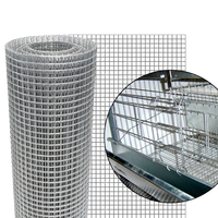 Prix d'usine galvanisé fer treillis métallique poulailler automatique ferme Cage couche poulets soudé en acier forme de trou carré clôture