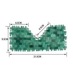 Máscara de Ojos de Cristal Curativo Natural, Máscara de Jade Multicolor <span class=keywords><strong>para</strong></span> Relajación, Terapia de Frío y Calor, Máscara de Belleza, Máscara de Piedra de Jade Hecha a Mano - Product Image 4