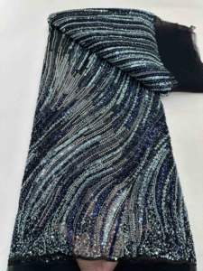 의류 레이스에 대 한 비즈 레이스 패브릭 스팽글 - Product Image 3