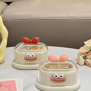 Contenedor de Almacenamiento de Hisopos de Algodón de Alta Estética y Diseño Creativo, Nuevo, para Uso Doméstico, Caja para Palillos de Dientes - Product Image 1