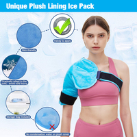 Compresse de gel réutilisable pour les blessures, vente chaude, grande compresse de gel pour le cou et les épaules