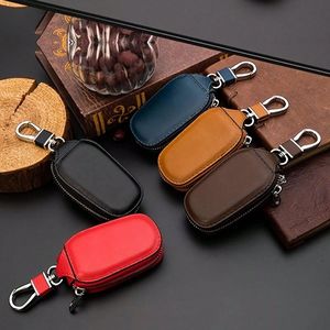 Funda para Llaves de Coche de Cuero PU Ecológico con Cierre de Cremallera y Ventana, en Oferta - Product Image 1