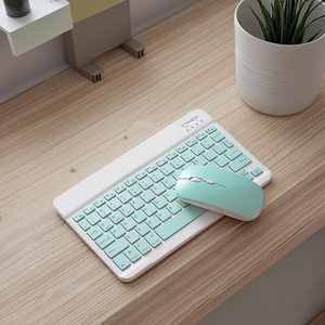 Teclado Inalámbrico Directo de Fábrica, Juego de Teclado <span class=keywords><strong>Bluetooth</strong></span> de 10 Pulgadas, Teclado y Ratón Tipo C USB para Mac - Product Image 1