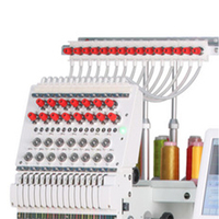 Machine à broder industrielle à tête unique entièrement automatique, petite machine à broder pour casquettes pour usage domestique