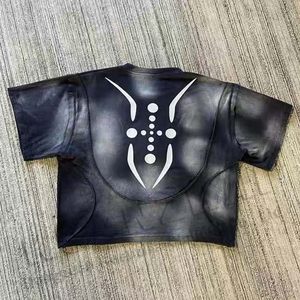 חולצת טי קז'ואל לגברים Greatshoes, יצרן חולצות טי גדולות במיוחד, חולצת טי קצרה עם הדפס גרפי, חולצת טי כותנה בגזרה וינטג' בהתאמה אישית - Product Image 2